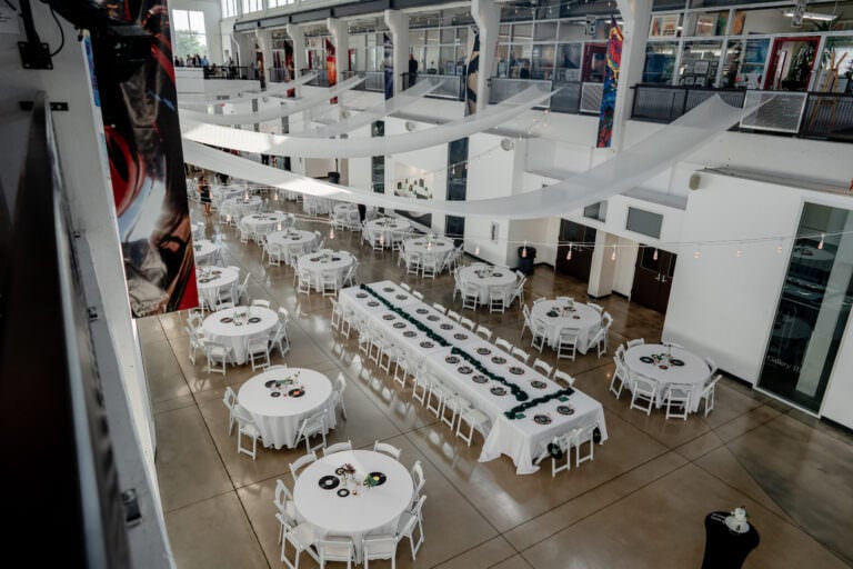 The City Foundry Art Centre Wedding Janaca and Alec 34 34 of 47 Black White Bride Candid Duplicates Groom Selected Wedding Party Mckinley G Photography